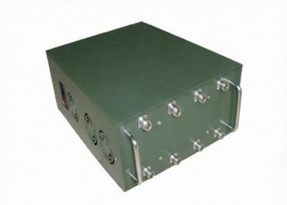 GPS แบบไร้สาย Wifi ขนาด 120 วัตต์ Jammer สัญญาณ Jammer ปรับระยะการสึกหรอสำหรับกองทัพทหาร