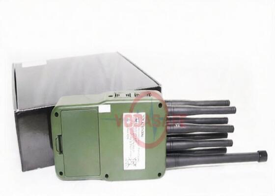 ซื้อ ความครอบคลุม 20 ล้านเครื่อง Jammer Wifi แบบพกพาขนาด 2.4G 5.8G Sweeping Jamming Type online manufacture
