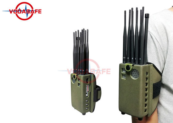 ซื้อ UHF วิทยุแบบพกพา Jammer สัญญาณชาร์จแบตเตอรี่ที่มีประสิทธิภาพสำหรับกลางแจ้ง online manufacture