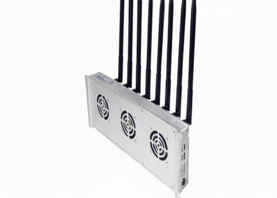ซื้อ โทรศัพท์มือถือสีเงิน Jammer สัญญาณ, อุปกรณ์ป้องกันโทรศัพท์มือถือช่วงการปรับเปลี่ยนได้ Jamming Range online manufacture