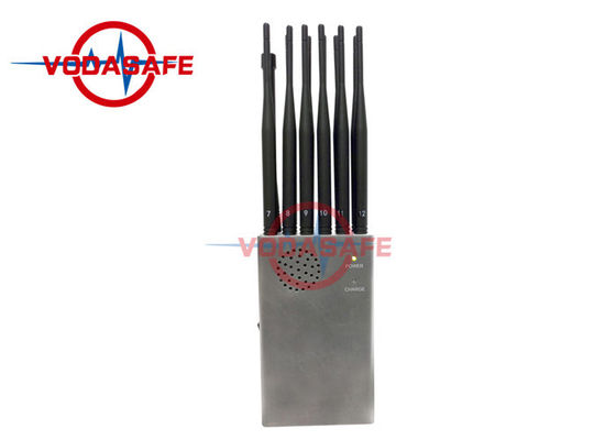 ซื้อ รีโมทคอนโทรลโทรศัพท์มือถืออุปกรณ์ป้องกันสัญญาณ 12W 2Kg GSMPCS Wifi 2.4G Lojack online manufacture