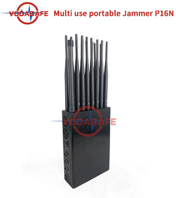 ซื้อ 175MHz 16 Bands 16Watt 2.4GH ตัวทำลายสัญญาณโทรศัพท์มือถือ online manufacture