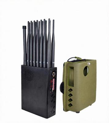 ซื้อ 16 Band 12000mAh 25m สัญญาณโทรศัพท์มือถือ Jammer ICNIRP GPS สัญญาณ WiFi Jammer online manufacture