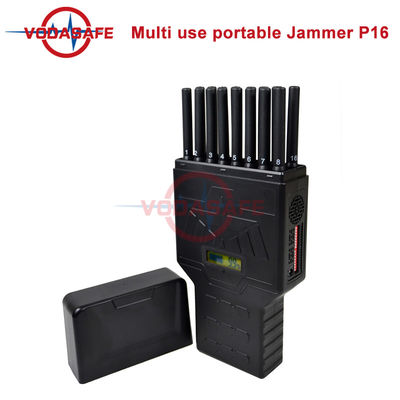 GPS Tracker 12000mAh 16Watt 5.8GHZ Handheld Signal Jammer