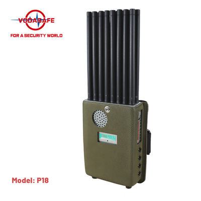 CDMA GSM 16W Aluminum Mobile Phone Blocker 18 Frequencies 25m